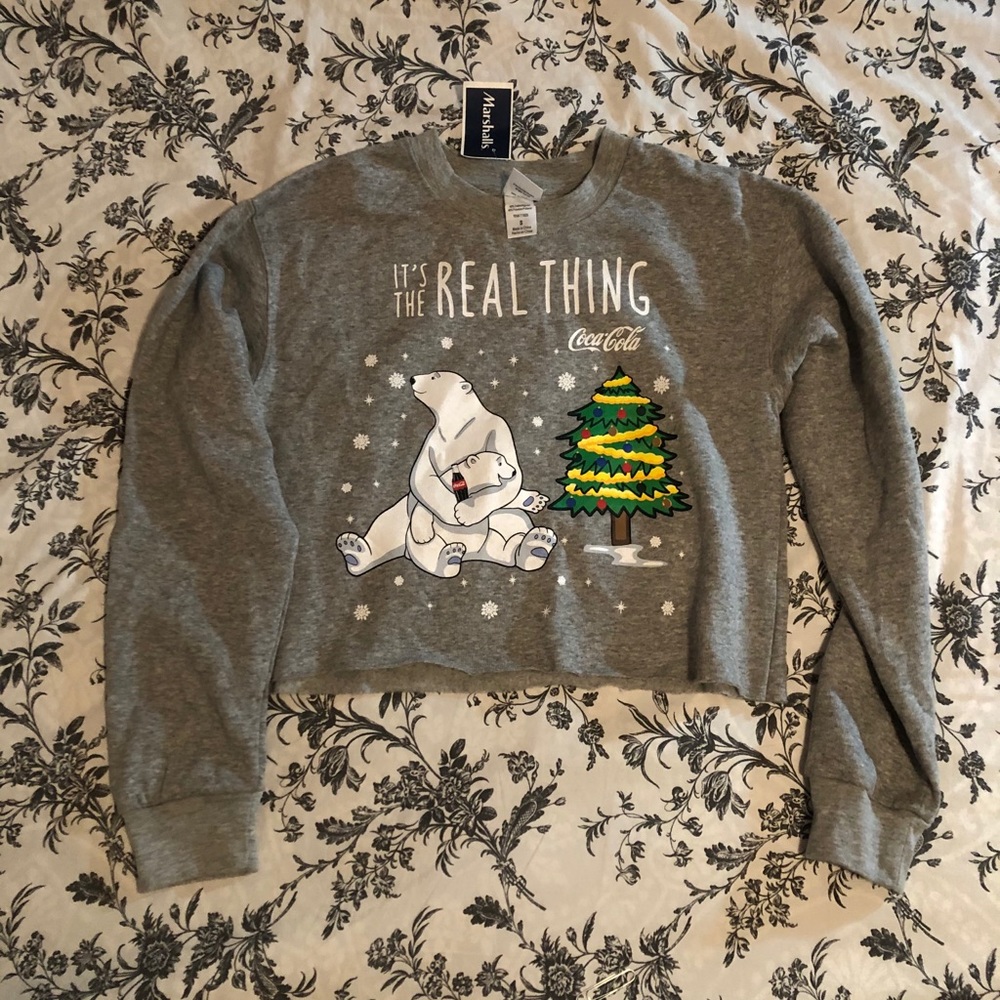 Holiday Cropped Sweatshirt